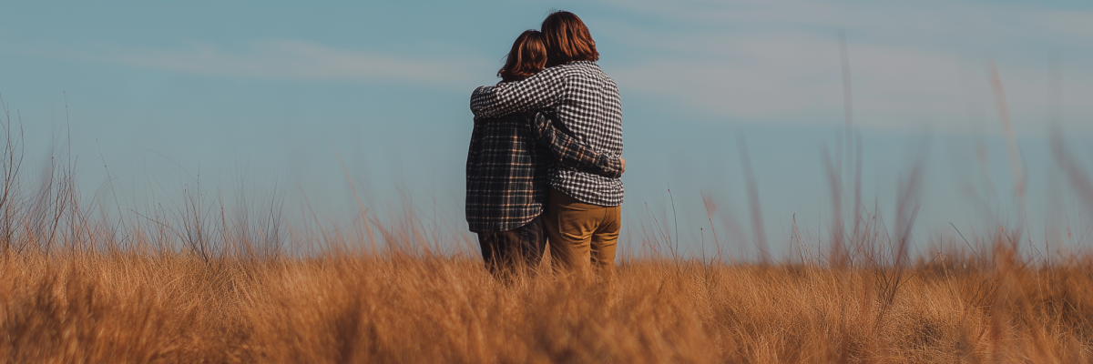 communicatiekinderpalliati_54076_partners_hugging_in_field_midd_d1799a4d-7445-43fc-ae50-2a926636d081